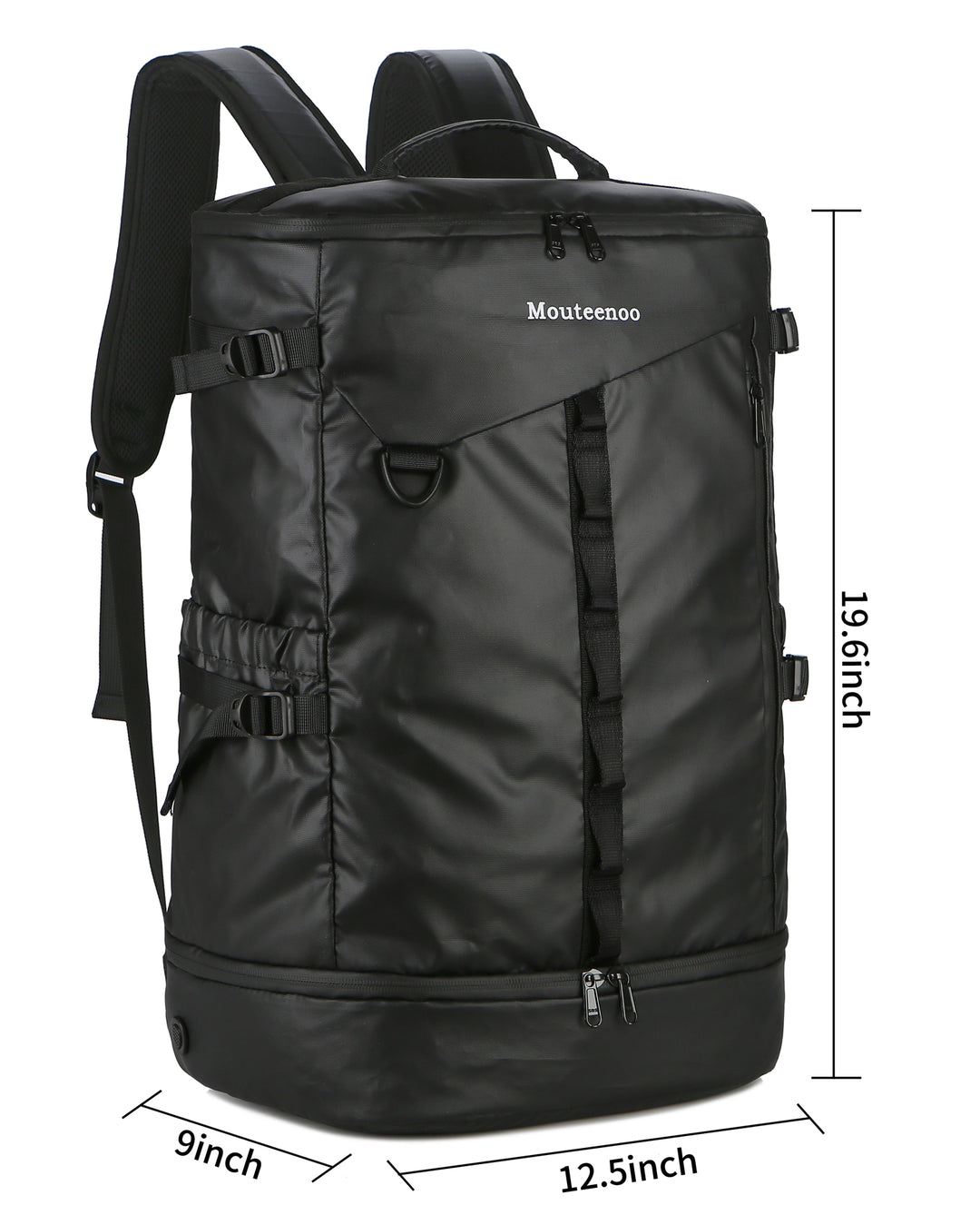 Rucksack Mit Kordelzug & Weltkarten-Druck - 45,7x38,1 Cm, Wasserdicht, Für Sport, Reisen, Fitness